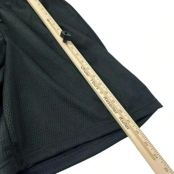 DSG POCKETLESS MESH SHORTS MENS SIZE XL PURE BLACK BASKETBALL ATHLETIC ATHLETE - Picture 5 of 8